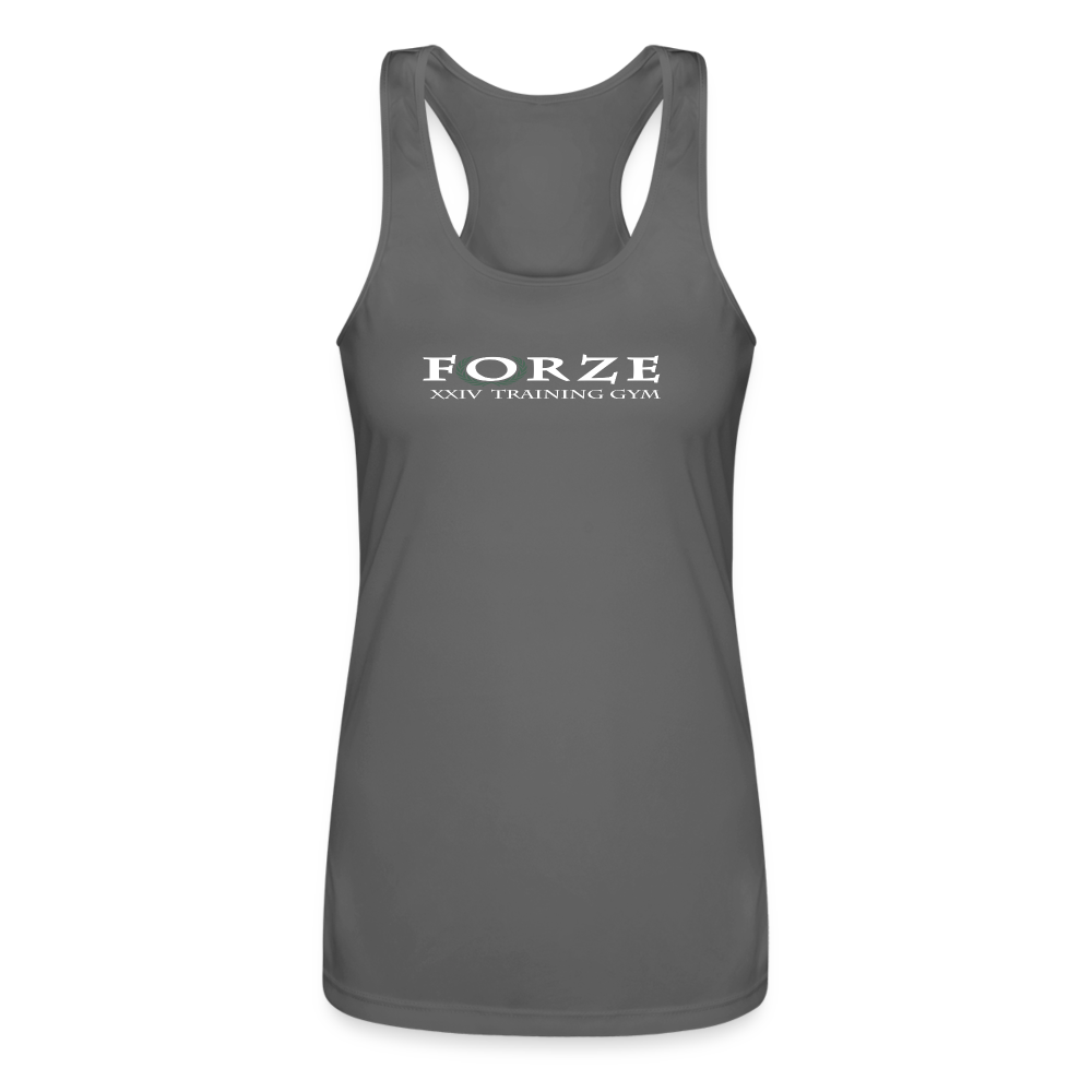Women’s Performance Racerback Tank Top - charcoal