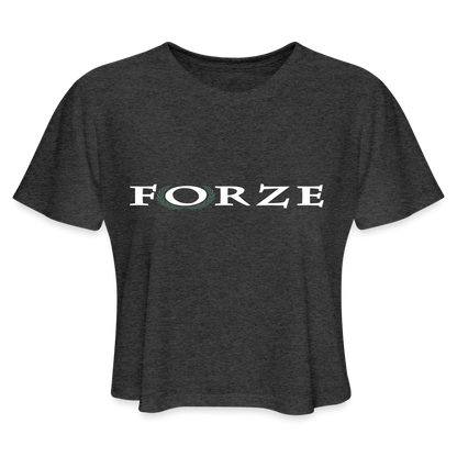 Women's Cropped T-Shirt - deep heather